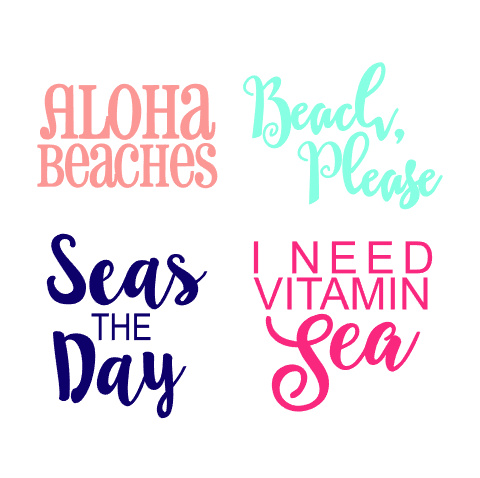 Cheeky Beach Phrase Decal