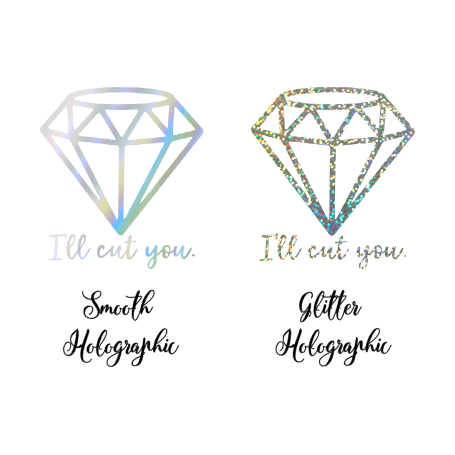 I'll Cut You Holographic Decal
