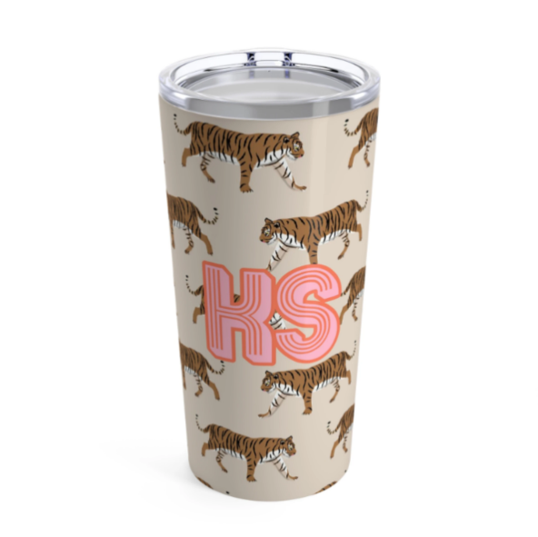 Personalized Tiger Tumbler