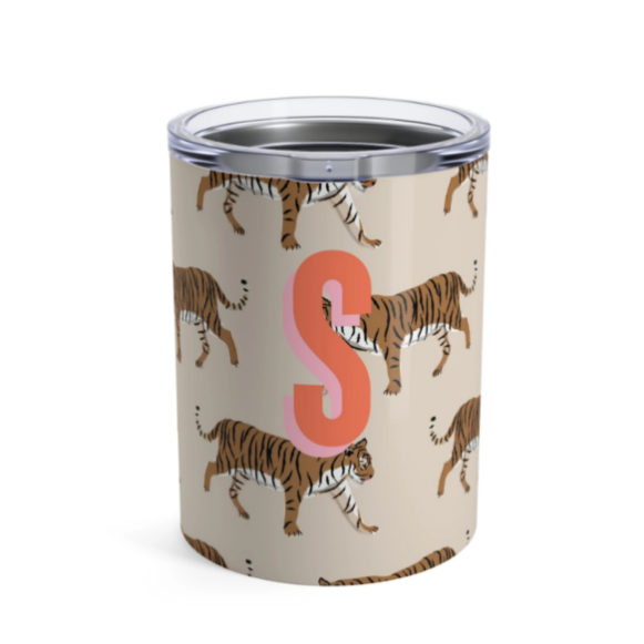 Personalized Tiger Tumbler