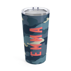 Personalized Camo Tumbler
