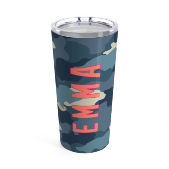Personalized Camo Tumbler