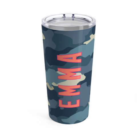 Personalized Camo Tumbler