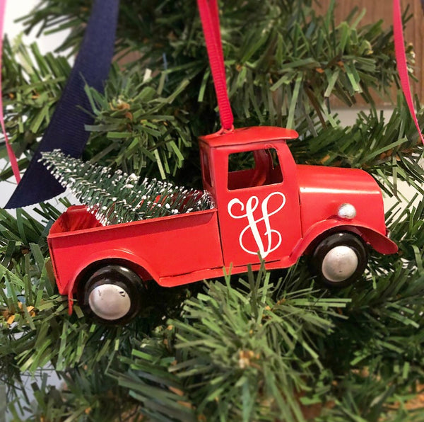 Personalized Vintage Truck Ornament