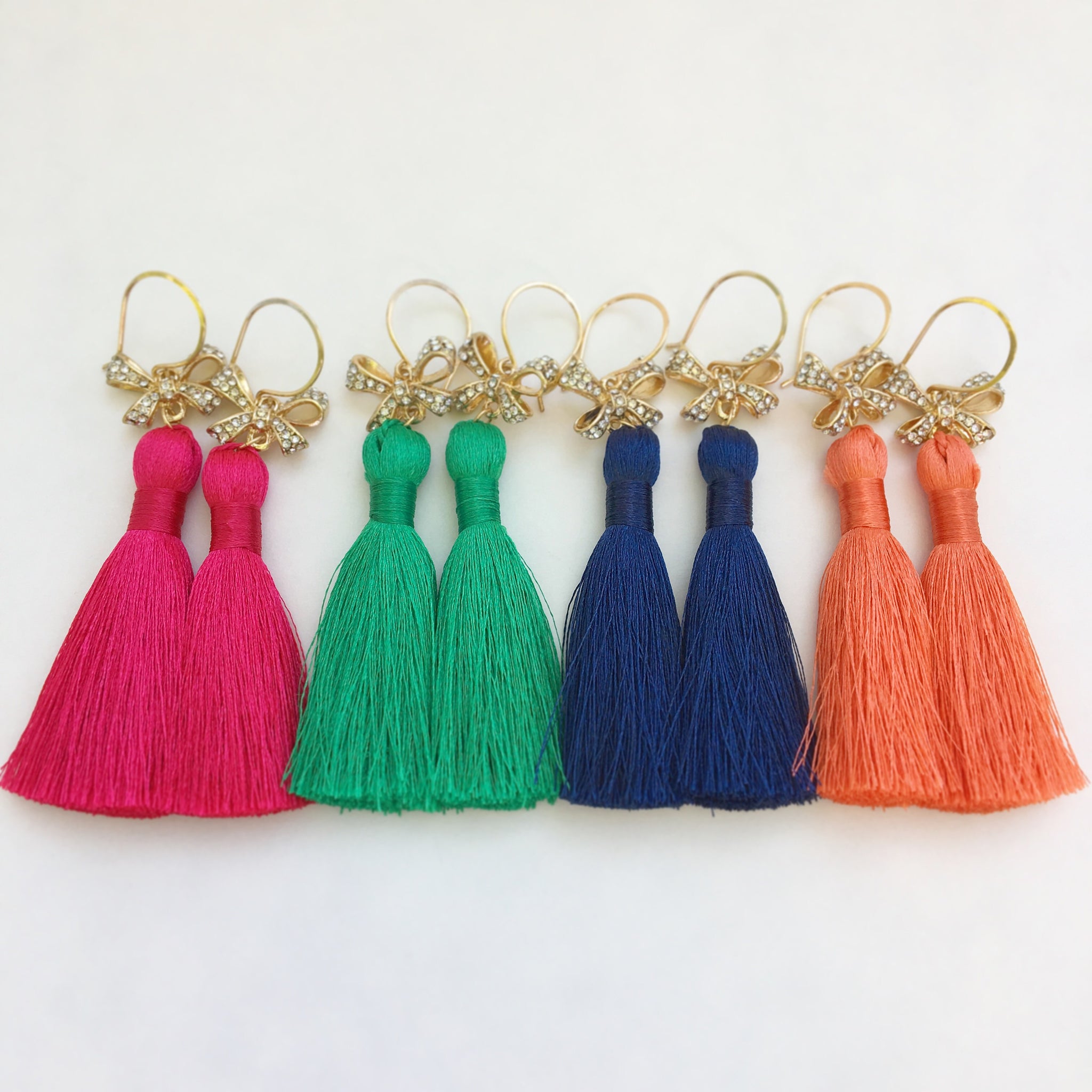 Silk Tassel Earrings