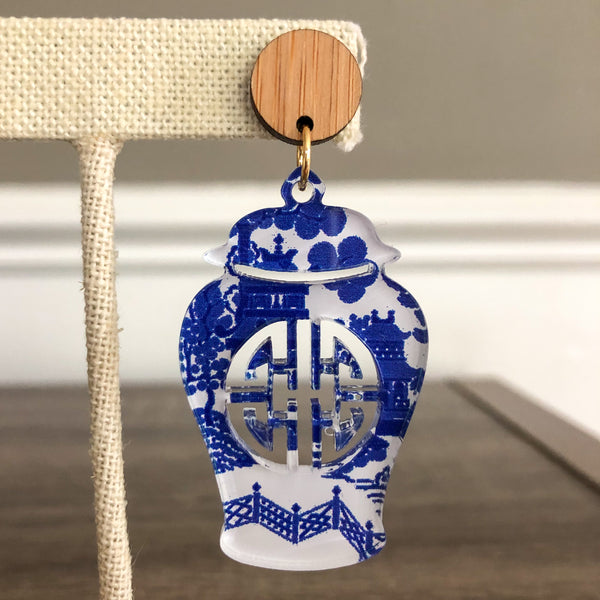 Elizabeth Collection Ginger Jar Earrings