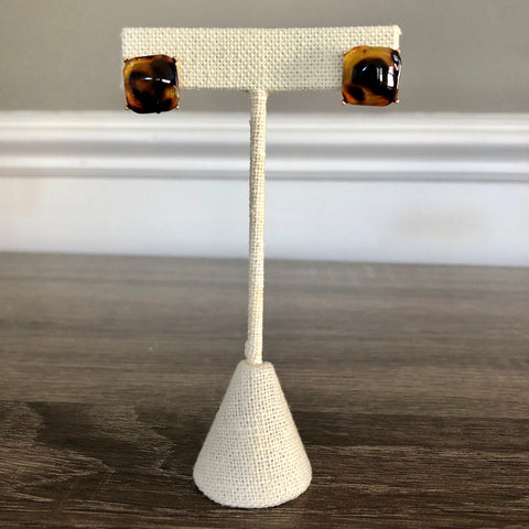 Tortoiseshell Stud Earrings