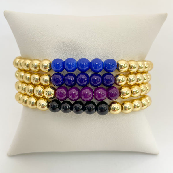 Color POP Gold Bead Bracelet