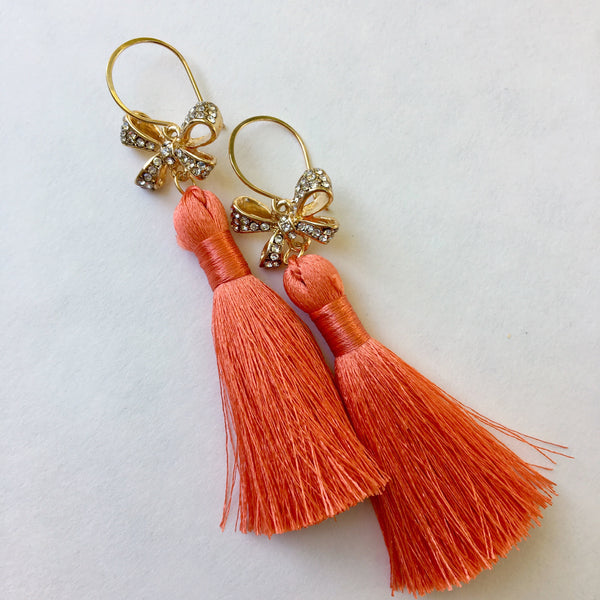 Silk Tassel Earrings