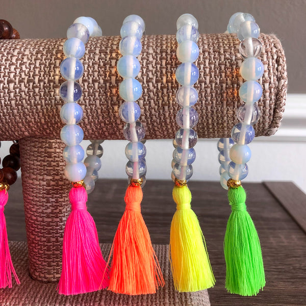 The Jenny Tassel Collection - Sea Opal and Neon
