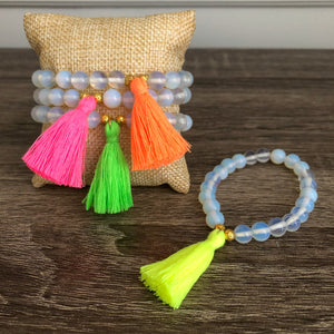 The Jenny Tassel Collection - Sea Opal and Neon