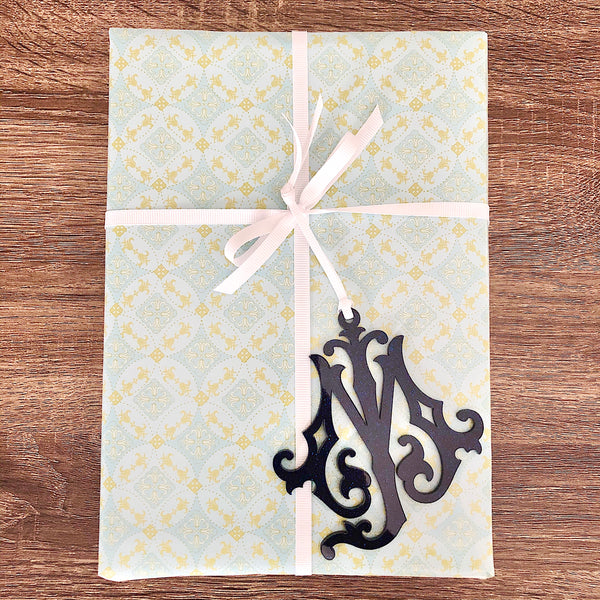 Acrylic Monogram Ornament