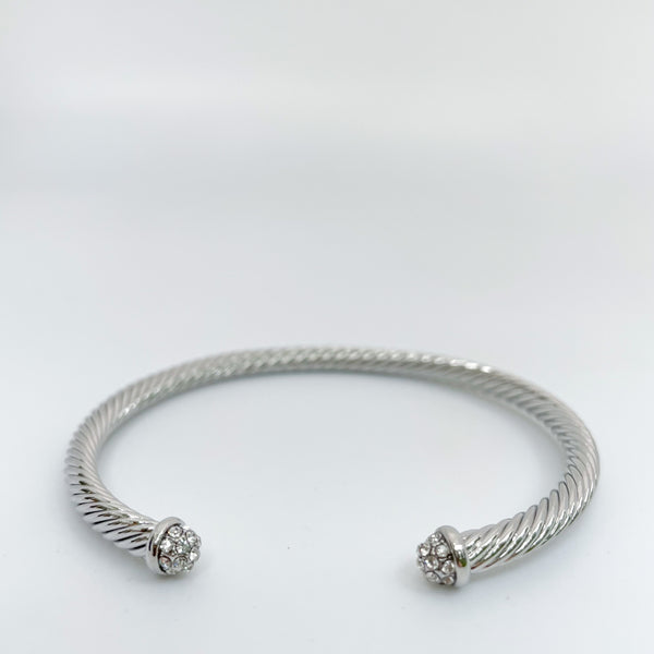 CZ Twist Cuff