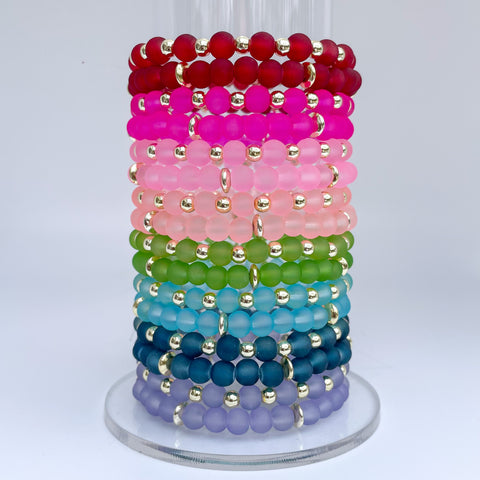Beach Glass Bracelet Collection