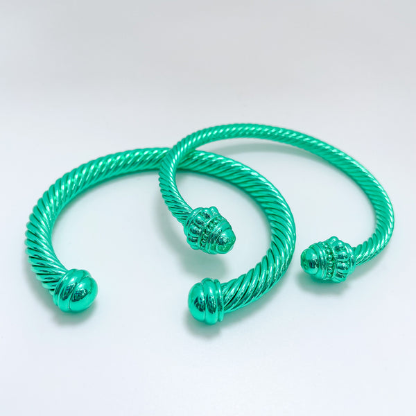 Callie Colored Twist Cable Cuff