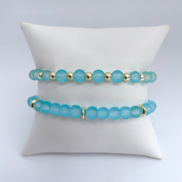 Beach Glass Bracelet Collection