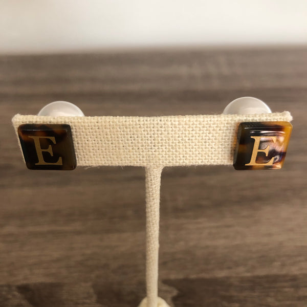 Tortoiseshell and Pearl Peek-A-Boo Earrings