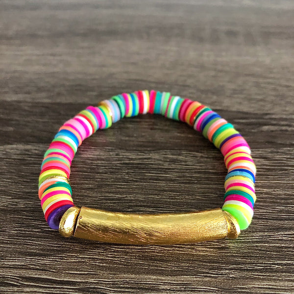 The Hailey Collection - Rainbow Earrings and Bracelet