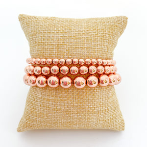 Rose Gold Bead Bracelet