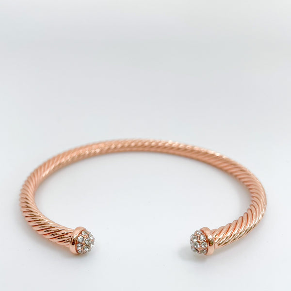 CZ Twist Cuff