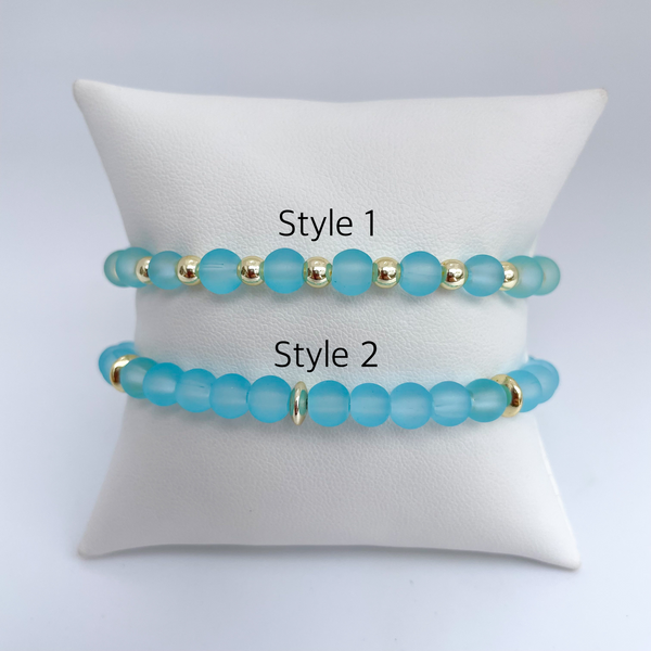 Beach Glass Bracelet Collection