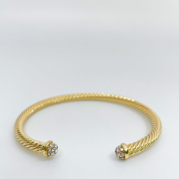 CZ Twist Cuff
