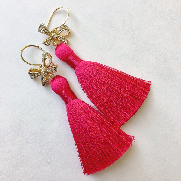 Silk Tassel Earrings