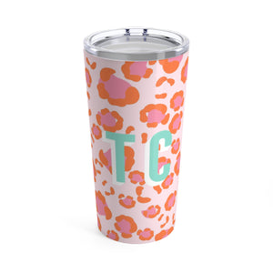 Personalized Leopard Spots Tumbler