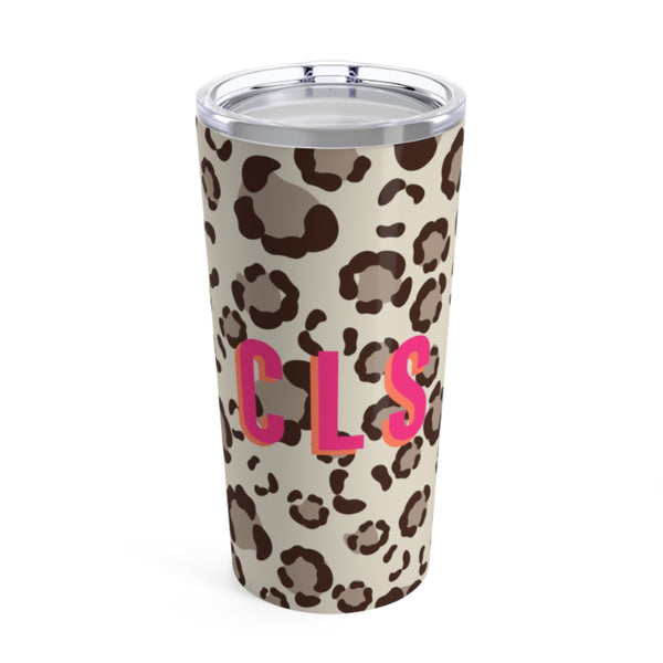 Personalized Leopard Spots Tumbler