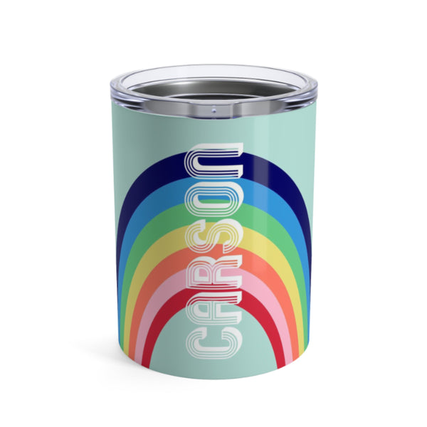 Personalized Rainbow Tumbler