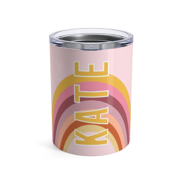 Personalized Rainbow Tumbler